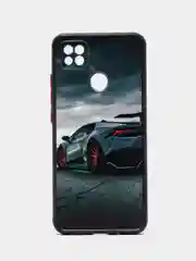 Хром чехол с рисунком на Xiaomi Redmi 9C и Redmi 10A (Сяоми Редми 9С и Редми 10А)