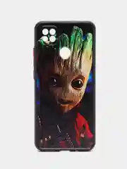 Терракотовый чехол с рисунком на Xiaomi Redmi 9C и Redmi 10A (Сяоми Редми 9С и Редми 10А)