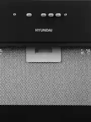 Встраиваемая вытяжка Hyundai HBB 6036 BG, управление кнопочное, черный