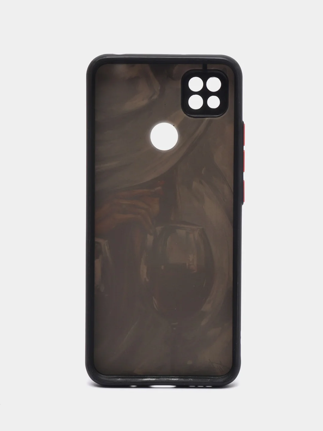 Бордовый чехол с рисунком на Xiaomi Redmi 9C и Redmi 10A (Сяоми Редми 9С и Редми 10А)
