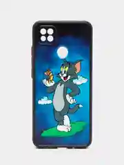 Синий чехол с рисунком на Xiaomi Redmi 9C и Redmi 10A (Сяоми Редми 9С и Редми 10А)