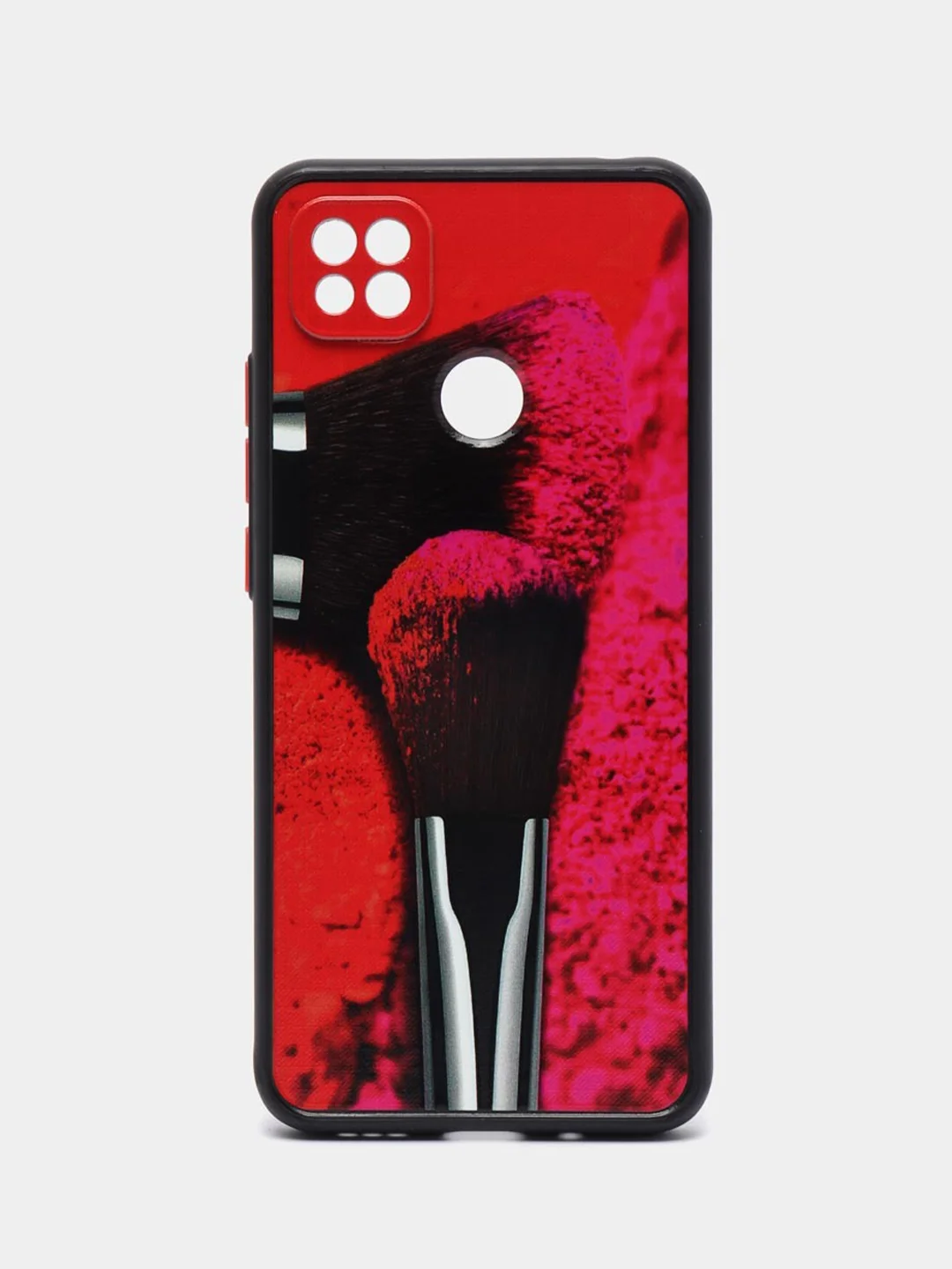 Розовый чехол с рисунком на Xiaomi Redmi 9C и Redmi 10A (Сяоми Редми 9С и Редми 10А)