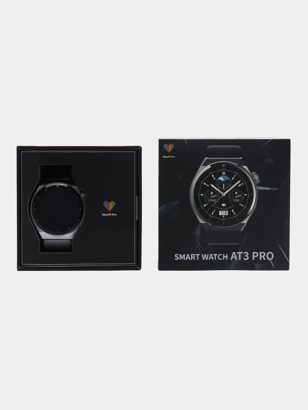 Серый умные часы Smart Watch AT3 PRO
