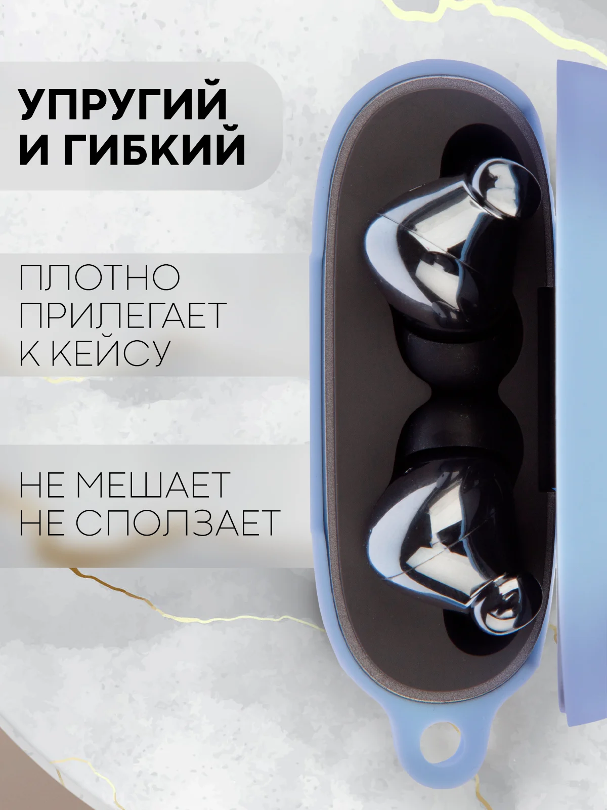 Чехол на Honor Choice Earbuds X3 для беспроводных наушников КАРТОФАН силиконовый матовый