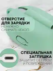 Чехол на Honor Choice Earbuds X3 для беспроводных наушников КАРТОФАН силиконовый матовый