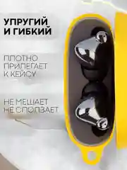 Чехол на Honor Choice Earbuds X3 для беспроводных наушников КАРТОФАН силиконовый матовый