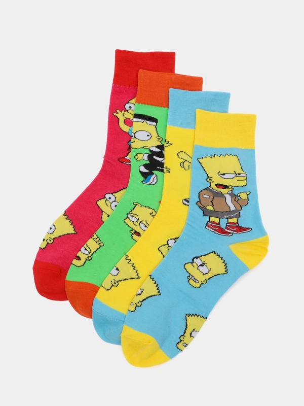 Носки Симпсоны (The Simpsons animated sitcom), 4 пары