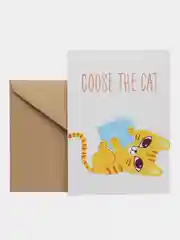 Открытка "Goose the cat"
