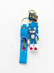 Синий брелок для рюкзака и ключей "Sonic"/ Синий ёж, Шэдоу, Тейлз, Наклз, Метал Соник