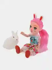 Пудровый кукла Энчантималс Kaibibi / Кукла энчантималс с питомцем