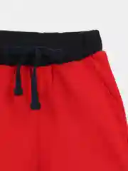 Красный детский комплект для мальчика: футболка и шорты, хлопок, 3-6 лет