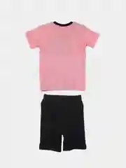 Коралловый детский комплект для мальчика: футболка и шорты, хлопок, 3-6 лет