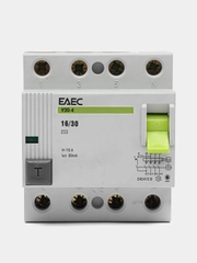 УЗО 16A 30mA 4р EAEC- Автомат дифференциальной защиты