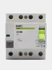 УЗО 63A 300mA 4р EAEC- Автомат дифференциальной защиты