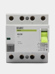 УЗО 63A 30mA 4р EAEC- Автомат дифференциальной защиты