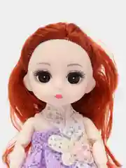 Аметистовый кукла шарнирная 15см глаза 3D стиль анимэ