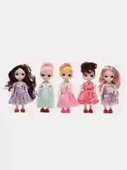 Багровый кукла шарнирная 15см глаза 3D стиль анимэ