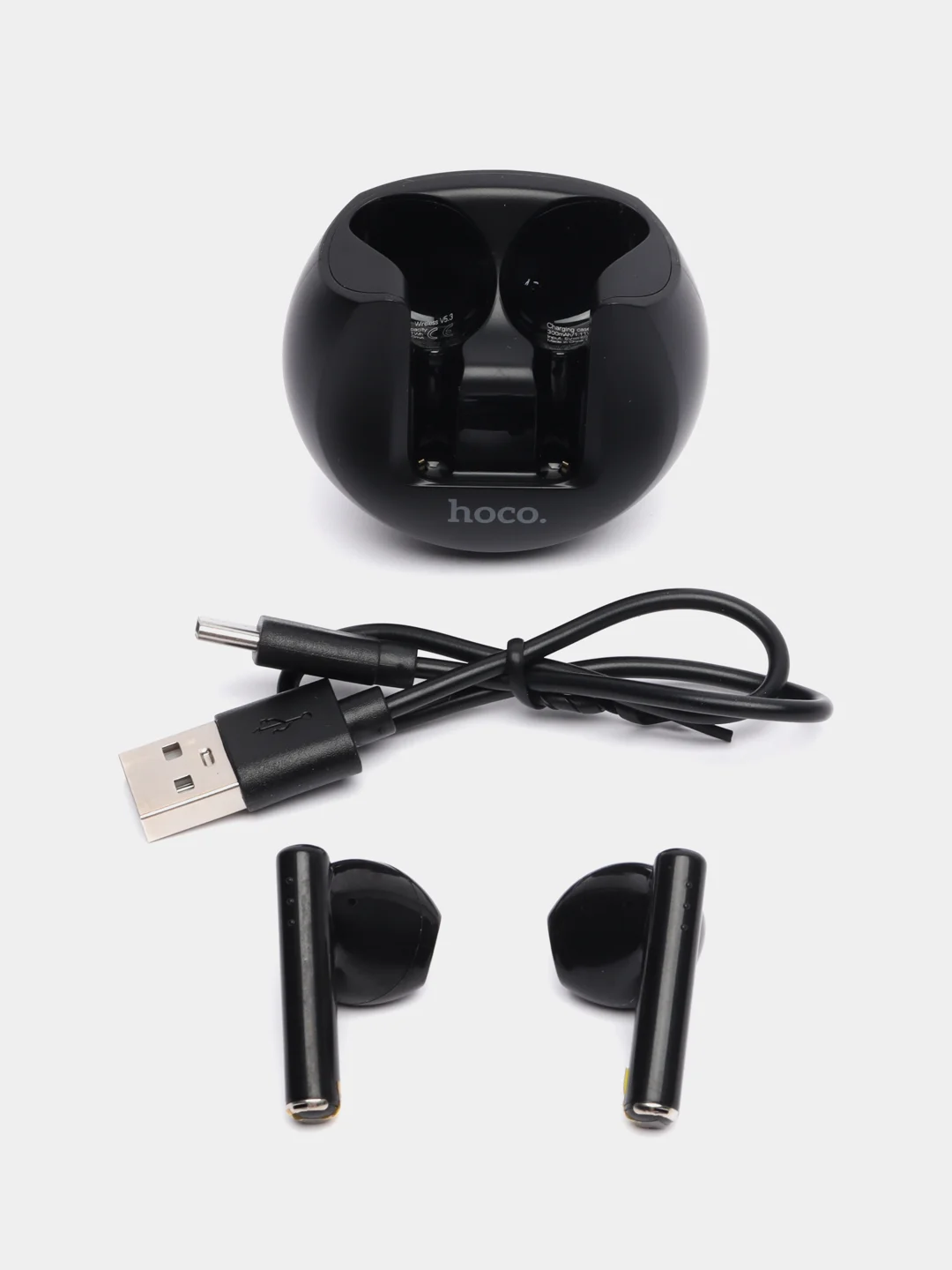 Наушники Hoco EW32 TWS, беспроводные, вкладыши, BT5.3, 30/300 мАч, микрофон, черные