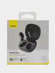 Наушники беспроводные Baseus WM01 Plus, TWS, вакуумные, BT5.0, 40/800 мАч, микрофон