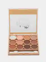Бежевый палетка матовых теней для век DoDo Girl Matte Eyeshadow, 12 цветов