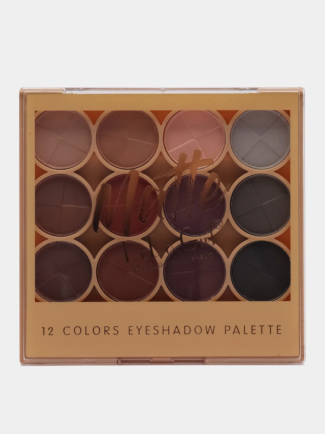 Карамельный палетка матовых теней для век DoDo Girl Matte Eyeshadow, 12 цветов
