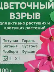 Цветочный взрыв водорастворимое уобрение 100г. Био-Мастер