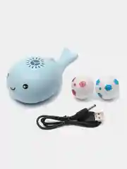 Голубой интерактивная игрушка, кит с левитирующим мячиком