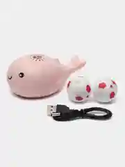 Голубой интерактивная игрушка, кит с левитирующим мячиком
