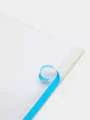 Карман для стенда А4 со скотчем, белый кант, плоский, прозрачный, вертикальный 5 шт