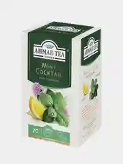 Чай травяной Ahmad Tea Mint Coctail, мята и лимон, 20 пакетиков х 1,5 г