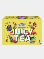 Чай Ahmad Tea Juicy tea, 12 вкусов, 60 пакетиков, в подарочной упаковке