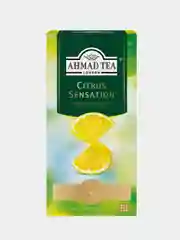 Чай черный Ahmad Tea Citrus Sensation, с ароматом лимона и лайма, 25 пакетиков х 1,8 г