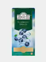 Чай зеленый Ahmad Tea Bluberry Breeze, с ароматом голубики, 25 пакетиков х 1,8 г