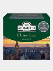 Чай черный Ahmad Tea Classic Grey, с ароматом бергамота, без ярлычка, 40 пакетиков х 2 г