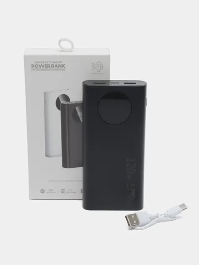 Портативный внешний аккумулятор 20000 mAh (Powerbank) повербанк