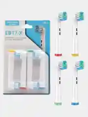Голубой насадки для электрической зубной щетки, совместимые с Oral-B, Braun, CS Medica, B.Well