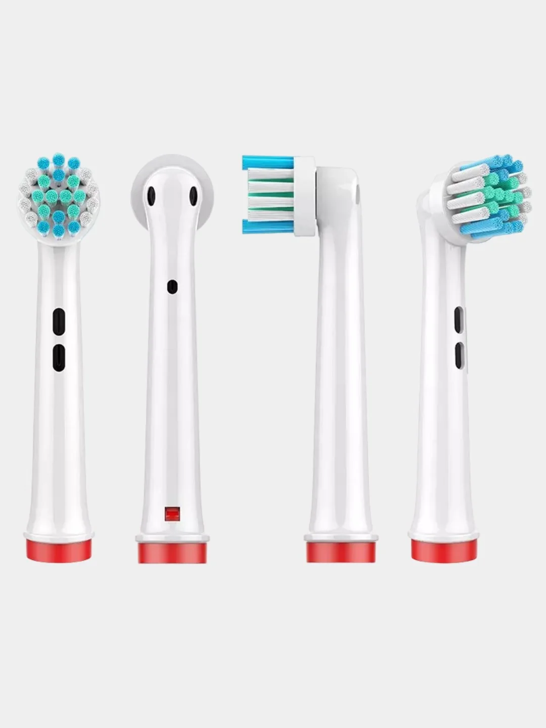 Голубой насадки для электрической зубной щетки, совместимые с Oral-B, Braun, CS Medica, B.Well