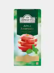 Чай черный Ahmad Tea Apple Rhapsody, с ароматом яблока и мяты, 25 пакетиков х 1,5 г