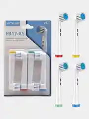 Синий насадки для электрической зубной щетки, совместимые с Oral-B, Braun, CS Medica, B.Well