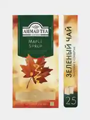 Чай зеленый Ahmad Tea "Кленовый Сироп", 25 пакетиков х 1,5 г