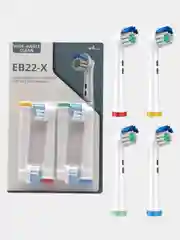 Серый насадки для электрической зубной щетки, совместимые с Oral-B, Braun, CS Medica, B.Well
