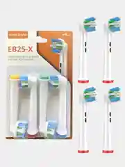 Красный насадки для электрической зубной щетки, совместимые с Oral-B, Braun, CS Medica, B.Well