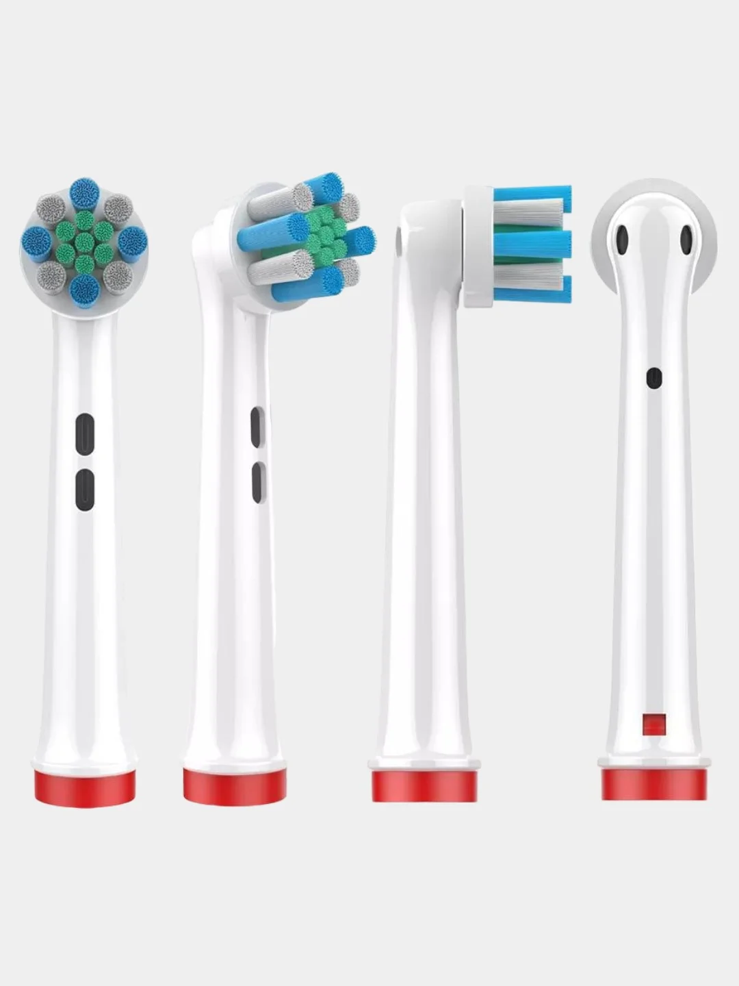 Фиолетовый насадки для электрической зубной щетки, совместимые с Oral-B, Braun, CS Medica, B.Well