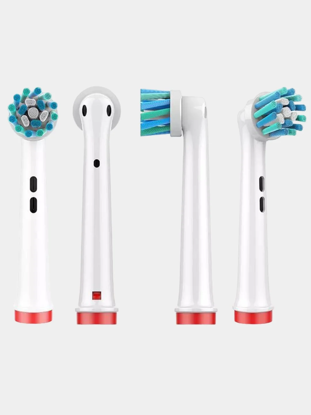 Зеленый насадки для электрической зубной щетки, совместимые с Oral-B, Braun, CS Medica, B.Well