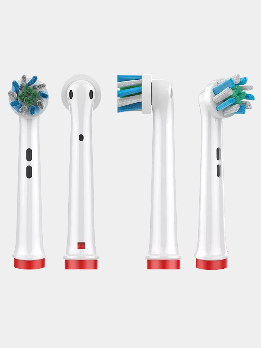 Салатовый насадки для электрической зубной щетки, совместимые с Oral-B, Braun, CS Medica, B.Well
