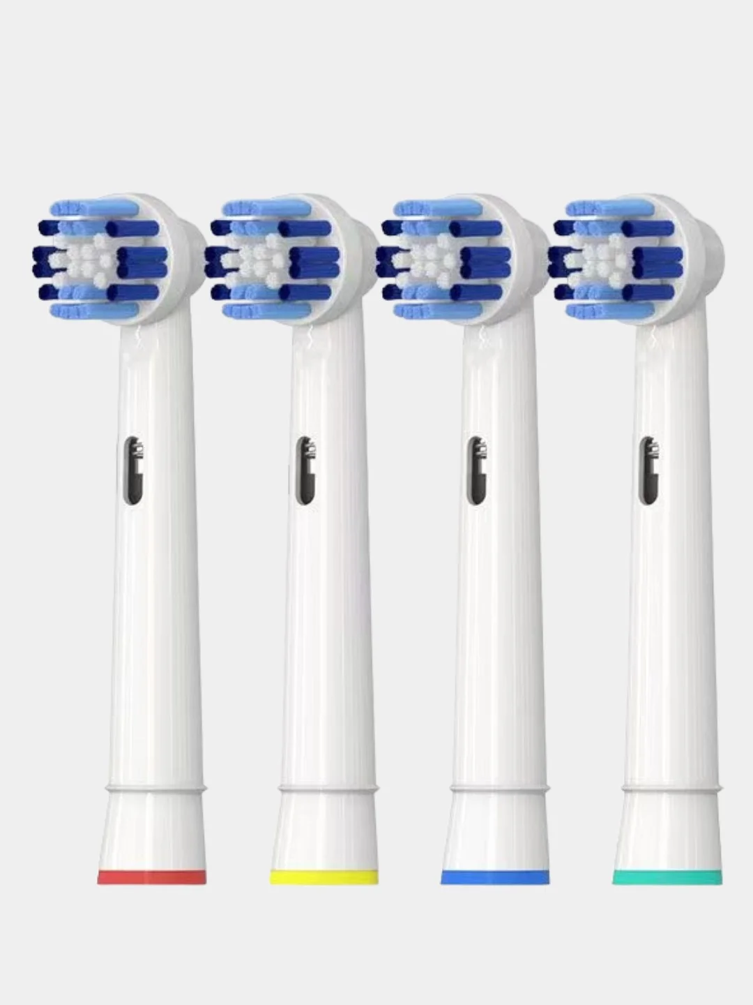 Синий меланж насадки сменные для электрической зубной щетки Oral-B, Braun (Орал-Би, Браун)
