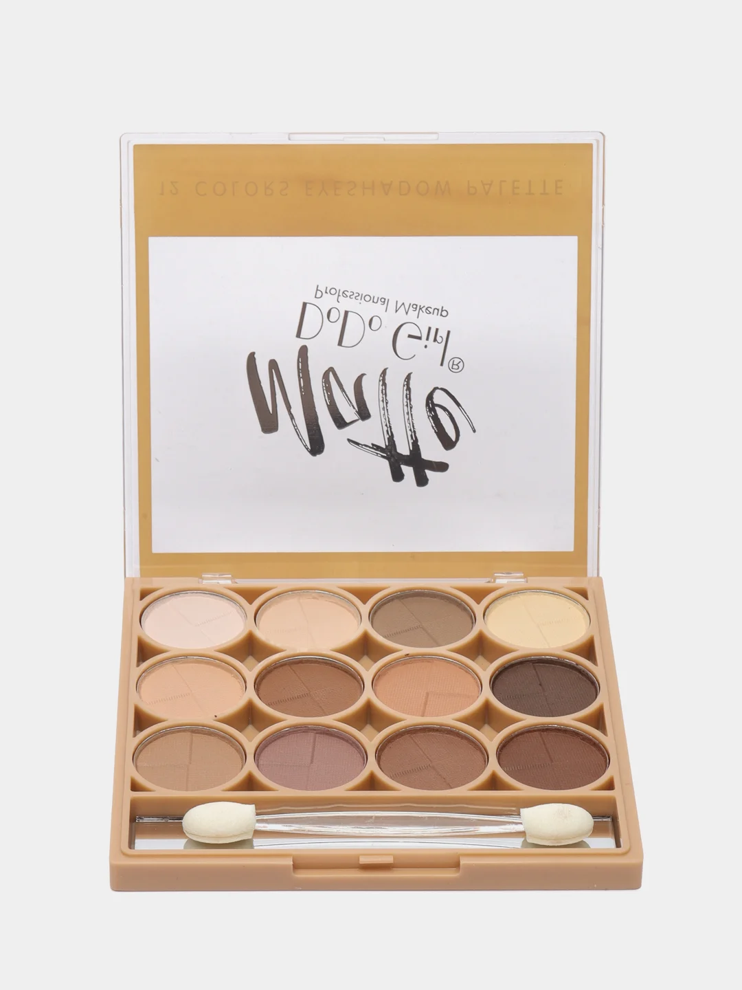 Карамельный палетка матовых теней для век DoDo Girl Matte Eyeshadow, 12 цветов
