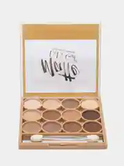 Карамельный палетка матовых теней для век DoDo Girl Matte Eyeshadow, 12 цветов