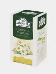 Чай травяной Ahmad Tea Camomile Morning, с ромашкой и лимонным сорго, 20 пакетиков х 1,5 г