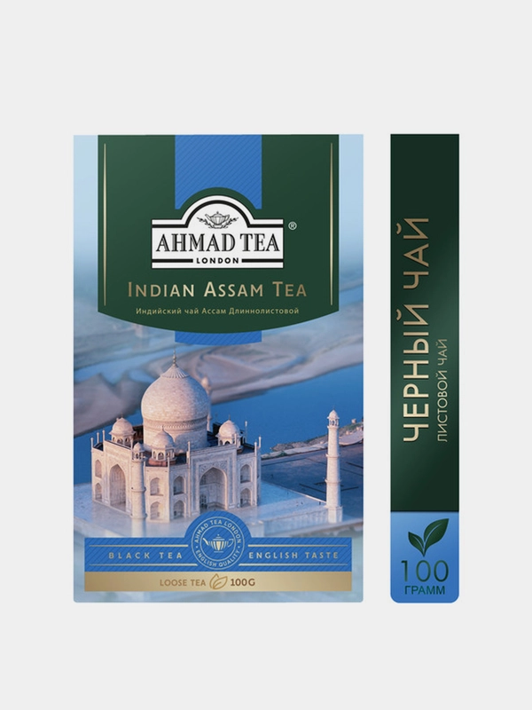 Чай черный Ahmad Tea Индийский чай Ассам, листовой, 100 г